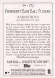 2020 Topps #TR-70 Aaron Nola Turkey Red 2020 (Series 1)