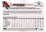 2021 Topps #386 Christian Walker Gold #/2021