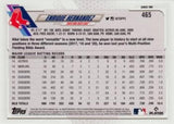 2021 Topps #465 Enrique Hernandez Rainbow Foil