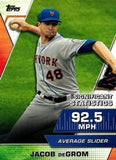2021 Topps #SS-20 Jacob deGrom Significant Statistics