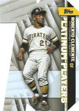 2021 Topps #PDC-28 Roberto Clemente Platinum Players Die Cut