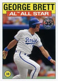 2021 Topps #86AS-28 George Brett 1986 Topps Baseball 35th Anniversary All-Stars