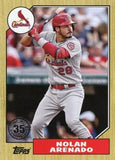 2022 Topps #T87-2 Nolan Arenado 1987 Topps Baseball 35th Anniversary
