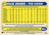 2022 Topps #T87-2 Nolan Arenado 1987 Topps Baseball 35th Anniversary