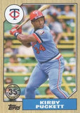 2022 Topps #T87-40 Kirby Puckett 1987 Topps Baseball 35th Anniversary