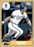 2022 Topps #T87-68 George Brett 1987 Topps Baseball 35th Anniversary