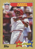 2022 Topps #87AS-25 Barry Larkin 1987 Topps Baseball 35th Anniversary All-Stars