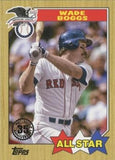2022 Topps #87AS-14 Wade Boggs 1987 Topps Baseball 35th Anniversary All-Stars