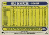 2022 Topps Update #87TBU-4 Max Scherzer 1987 Topps Baseball 35th Anniversary