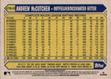 2022 Topps Update #87TBU-26 Andrew McCutchen 1987 Topps Baseball