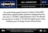 2022 Topps #GN-34 Ian Anderson Generation Now