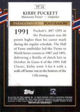 2022 Topps Update #PP-24 Kirby Puckett Paragons of the Postseason