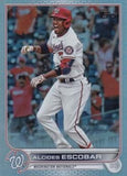 2022 Topps #116 Alcides Escobar Rainbow Foil