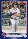 2022 Topps Update #US2 Matt Olson Royal Blue