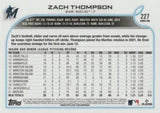 2022 Topps #227 Zach Thompson Rainbow Foil