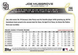 2022 Topps #266 Joe Musgrove Rainbow Foil