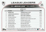 2022 Topps #283 AL ERA Leaders ( Ray / McCullers Jr. / Cole) LL Rainbow Foil