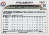 2022 Topps #652 Adolis Garcia Gold #/2022