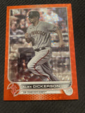2022 Topps #362 Alex Dickerson Orange Foilboard #/299