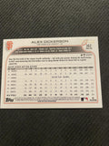 2022 Topps #362 Alex Dickerson Orange Foilboard #/299