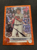 2022 Topps #528 Joc Pederson Orange Foilboard #/299