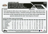 2023 Topps Chrome #117 David Villar Refractors