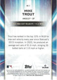 2023 Stadium Club #VV-1 Mike Trout Virtuosos of Velocity