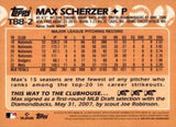 2023 Topps #T88-2 Max Scherzer 1988 Topps Baseball 35th Anniversary (Series One)