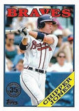 2023 Topps #T88-27 Chipper Jones 1988 Topps Baseball 35th Anniversary