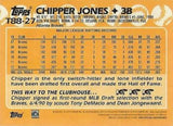 2023 Topps #T88-27 Chipper Jones 1988 Topps Baseball 35th Anniversary
