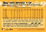 2023 Topps #T88-32 Kris Bryant 1988 Topps Baseball 35th Anniversary (Series One)