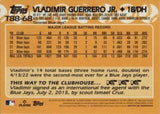 2023 Topps #T88-68 Vladimir Guerrero Jr. 1988 Topps Baseball 35th Anniversary