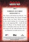 2023 Topps #22GH-2 Yordan Alvarez 2022 Greatest Hits