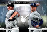 2023 Topps Update #TS-23 Gerrit Cole / Roger Clemens Time Spanning Tandems
