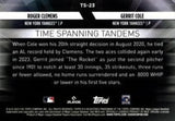 2023 Topps Update #TS-23 Gerrit Cole / Roger Clemens Time Spanning Tandems