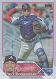 2023 Topps #68 William Contreras Rainbow Foil