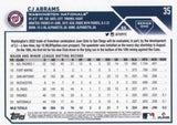 2023 Topps #35 CJ Abrams Rainbow Foil