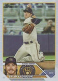 2023 Topps #480 Brian Anderson Rainbow Foil