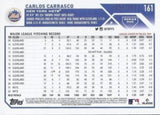 2023 Topps #161 Carlos Carrasco Gold #/2023