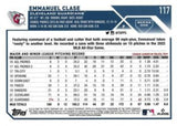 2023 Topps #117 Emmanuel Clase Royal Blue