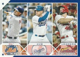 2023 Topps #43 NL AVG Leaders LL Royal Blue
