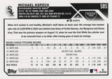 2023 Topps #585 Michael Kopech Royal Blue