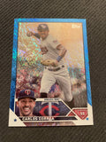 2023 Topps #583 Carlos Correa Blue Foilboard #/999