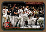 2024 Topps #439 Cleveland Guardians Gold #/2024