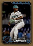 2024 Topps #465 Edward Cabrera Gold #/2024