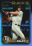 2024 Topps #181 Luke Raley Rainbow Foil