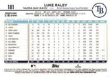 2024 Topps #181 Luke Raley Rainbow Foil