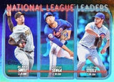 2024 Topps #212 National League Leaders ERA LL Rainbow Foil
