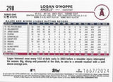 2024 Topps #298 Logan O'Hoppe Gold #/2024