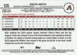 2024 Topps #535 Pavin Smith Rainbow Foil